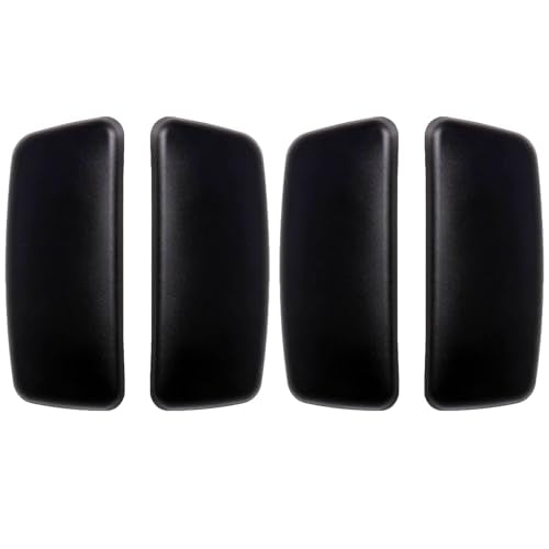 Chair Armrest Replacement, Arm Pad Caps Replacement for Haworth Zody Office Chair 2 Pair (Black) - color: Black(2 Pair)