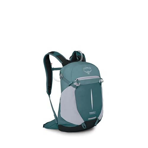 Osprey Sportlite Lightweight Hiking Backpack with Hydraulics Reservoir for Men & Women - Everyday Hydration Travel Bag - color: Torrent Blue, style: 15l