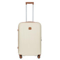 Bric's Taormina Ultra-Light Checked Luggage – Expandable Hard Shell Suitcase with TSA Lock, Anti-Tamper Zippers & 360 Spinner Mobility Wheels - 27 Inch, Cream - color: Cream, size: Checked-Medium