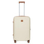 Bric's Taormina Ultra-Light Checked Luggage – Expandable Hard Shell Suitcase with TSA Lock, Anti-Tamper Zippers & 360 Spinner Mobility Wheels - 27 Inch, Cream - color: Cream, size: Checked-Medium