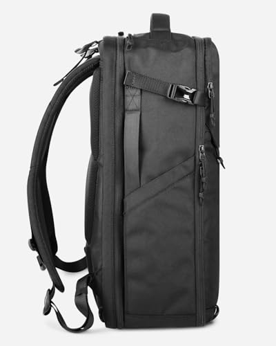 Portal Travel Backpack for Men Women, 28L/38L Expandable Carry On Backpack, TSA Friendly Flight Approved Luggage Sleeve, Water Resistant Business Laptop Backpack for Travel Work Commute - size: 28L