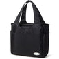 Extra Large Insulated Lunch Tote Bag for Women Men, Leakproof Cooler Lunch Box Shoulder Purse with Side Pockets for Work - Black - color: Black
