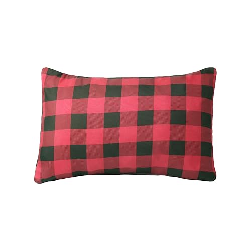 Teton Sports Camp Pillow; Great for Travel, Camping and Backpacking; Washable, Fox Plaid - color: Fox Plaid