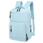 Waterproof Laptop Backpack for Men & Women, Flight Approved Anti-Theft Daypack with 15.6-inch Laptop Sleeve (Light Blue) - color: Light Blue