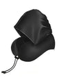 Satin Neck Pillow with Hood Pixie Pillows for Short Hair Sleep Travel Airplane Memory Foam Long Flight Plane Essentials Black - color: Black