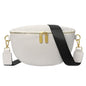 GAEKEAO Crossbody Bags for Women Fashion Sling Purse Fanny Pack Leather Belt Bum Bag Chest Shoulder Bag for Travel Beige - color: A02 Beige