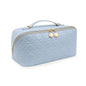 Travel Makeup Bag – Large Cosmetic Organizer with Waterproof PU Leather, Smooth Double Zipper & Tear-Resistant Lining, Toiletry Pouch for Women (Ice) - color: 04-Ice