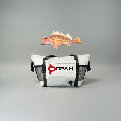 Opah Gear Fathom 3 Insulated Fish Kill Cooler Bag for Rockfish, 32' L x 12' W x 18' H, Heavy Duty, Marine-Grade Vinyl, UV Resistant, Camping & Fishing - style: Fathom 3 Fishing Cooler Bag – 52 Quart