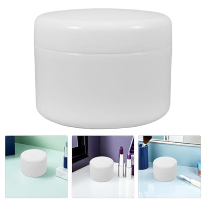 Abaodam 10pcs 250g Plastic Travel Containers for Skincare Creams Refillable Lotion Bottle Jars with Lids Leakproof Mini Cosmetic Cream Holders for Travel and Daily Use