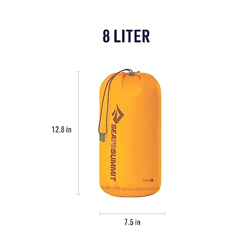 Sea to Summit Ultra-SIL Stuff Sack, Ultralight Outdoor and Travel Storage - color: Zinnia Yellow, style: 8 Liter