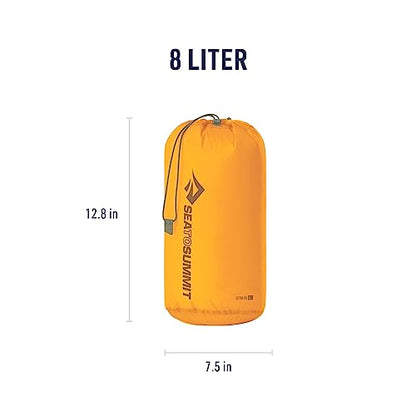 Sea to Summit Ultra-SIL Stuff Sack, Ultralight Outdoor and Travel Storage - color: Zinnia Yellow, style: 8 Liter