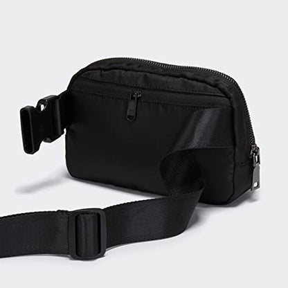 Pander Cross Body Fanny Pack for Women, Fashion Waist Packs, Crossbody Bags, Belt Bag with Adjustable Strap (Black) - color: Black