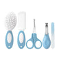 Baby Grooming Kit,Baby Health Care Kit,Baby Brush Soft Bristles 5 pcs Baby Nail Kit Nursery Care Kit Baby Hair Brush Hair Comb Nail Kit Safety Cutter Nail Clipper Set Blue - color: 5pcs Blue
