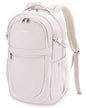 ECOHUB Travel Backpack for Women, 17.3 inch Suspended Laptop Backpack, Fashion Slim Water-Resistant College Computer Bookbag, 28L Personal Item Bag with 12 Pockets for Causal, Work, Beige - color: Beige