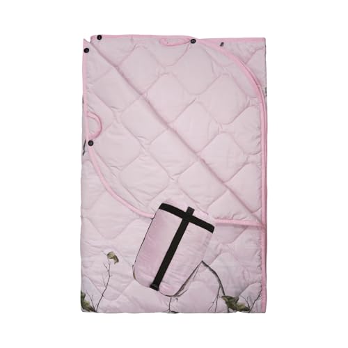 Poncho Liner Military Blanket Outdoor Camping Blankets for Travel, Beach, Grass, Picnic, Car Emergency, Outdoor, Survival - color: Ents Pink, size: 1.4Mx2M(4.6x6.6ft)
