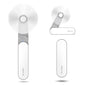 Portable mini handheld Fan, small Rechargeable Personal Fan for 9-15 Hours Runtime, Pocket Design for Travel/Women Essentials/vacation/beach/vacation/airplane/disney - color: White