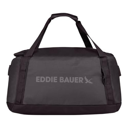 Eddie Bauer Maximus Duffel Bag 40L and 70L | Hiking | Outdoor | Travel | Lightweight | Weather-Resistant | Durable | Rugged - color: Black, size: 70L