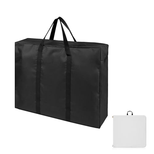 Folding Table Storage Bag, Waterproof Heavy Duty Large Carrying Bag for 8FT Picnic/Camp Tables, Portable Cover with Durable Handles (bag only) - 49" D x 30" W x 4.5" H - size: 8FT Folding Table Bag