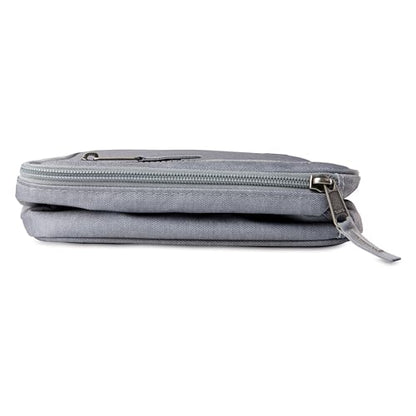 PackIt(R) Freezable Classic Lunch Box, Gray Fog, Built with EcoFreeze(R) Technology, Collapsible, Reusable, Zip Closure With Front Pocket and Buckle Handle, For Work Lunches and Fresh Lunch On the Go - color: Gray Fog