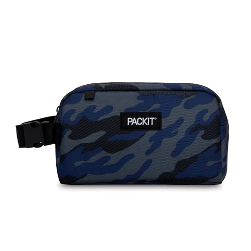 PackIt Freezable Small Insulated Snack Box, Sporty Camo, with EcoFreeze Technology (Built-in Ice Pack), Mini Cooler or Small Lunch Bag, For Fresh Snacks On the Go, for Work, Gym, or Travel - color: Sporty Camo