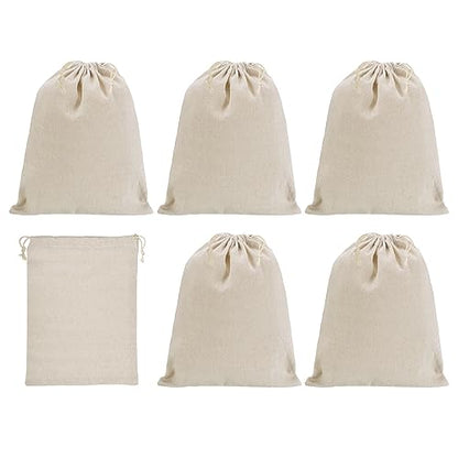 PATIKIL 12"x8" Coin Money Sacks Bag, 6Pcs Bank Deposit Change Transit Cash Bags with Drawstring Currency Gift Sacks Style 1, Beige - color: Beige, size: 12"x8"