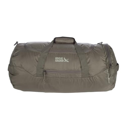 Eddie Bauer Stowaway Packable Duffel Bag | Travel | Foldable | Lightweight | Durable | Ripstop Polyester - color: Spruce