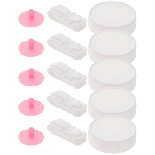 Mobestech Vacuum Bag Clamps and Compression Valve Plugs Set with Silicone Seals Airtight Storage Bag Sealing Clips for Space Saver Travel Compression and Luggage Vacuum Accessories 15pcs Kit