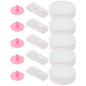 Mobestech Vacuum Bag Clamps and Compression Valve Plugs Set with Silicone Seals Airtight Storage Bag Sealing Clips for Space Saver Travel Compression and Luggage Vacuum Accessories 15pcs Kit