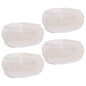4 Pcs Mesh Popup Laundry Hamper, Opening Laundry Basket,Popup Laundry Basket with Durable Handles,Foldable Pop-up Mesh Hamper Dirty Clothes Basket for Clothes & Laundry-Home Organization - color: White