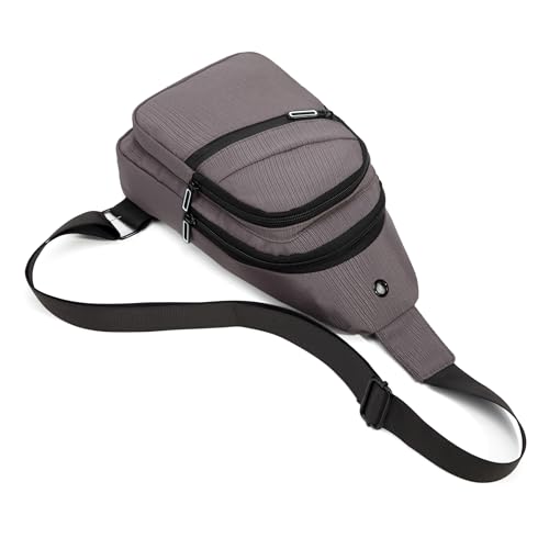 AOSTIHOT Crossbody Small Sling Backpack Sling Bag for Women, Chest Bag Daypack Crossbody for Travel Sport Running Hiking Grey - color: Grey