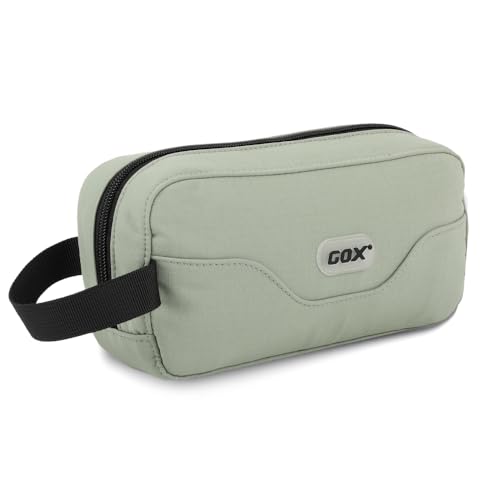 GOX Small Travel Toiletry Bag, Dopp Kit Case For Men, Multifunction Cosmetics Organizer Pouch (Mint Green) - color: Mint Green