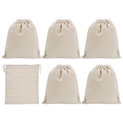 PATIKIL 10"x8" Coin Money Sacks Bag, 6Pcs Bank Deposit Change Transit Cash Bags with Drawstring Currency Gift Sacks Style 1, Beige - color: Beige, size: 10"x8"