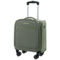 Verage Underseat Carry On Luggage with Wheels,14.5-Inch Spinner Small Suitcase, Softside Lightweight Travel Bag for Men and Women, Airplane Carry On Bag, Sage Green - color: Gray green, size: Basic Underseat