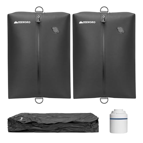 Vacuum Bag for Travel, Professional IPX8 Waterproof Reusable Vacuum Compression Bags for Travel Suitcases, Durable Space Saver Bag(2 PACK,With Pump)