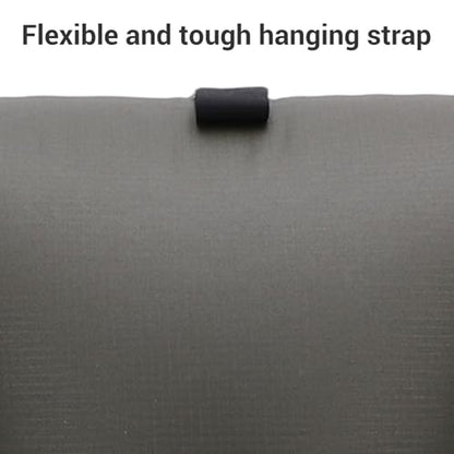 Naroote 20L Reusable Travel Vacuum Bag, Built in Pump Rechargeable Folding Compression Bag, Luggage Space Saver Packing Tool, Ideal for Camping Carry On Suitcases Backpack Seal (Green Grid) - color: Green Grid