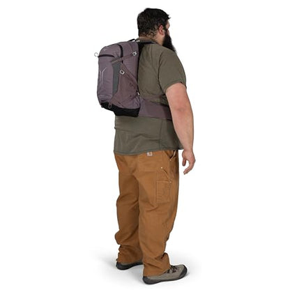Osprey Sportlite 25L Lightweight Hiking Backpack for Men and Women - Everyday Hiking Bag - Travel Daypack, Raven Black, Extended Fit - color: Raven Black, style: 25l - Extended Fit