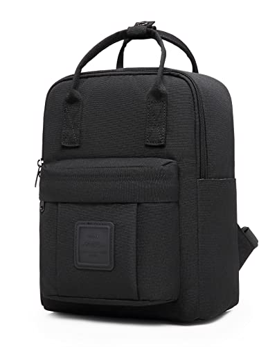HotStyle BESTIE Mini Backpack Purse, Multiple Colors and Patterns, Small Sized - color: Pd266i, Black, style: Plain