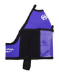 Half-Gallon Fitness Hydration Cover | Neoprene Insulated Cooling & Portable Gym Water Bottle Carrier | CASE with Storage Pockets - color: Purple