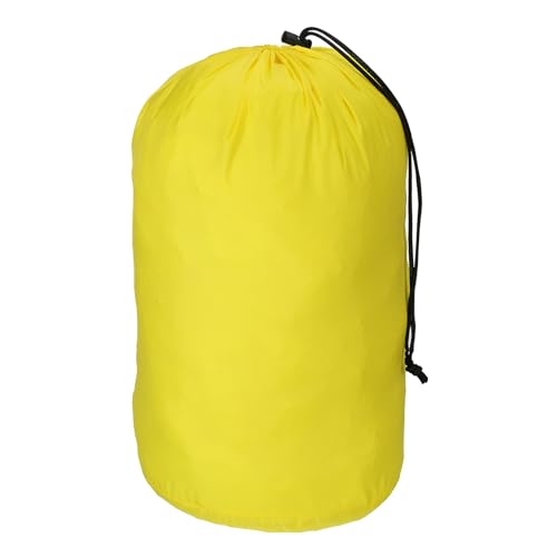 PATIKIL Stuff Sack, 9 x 16 Inch Waterproof Outdoor Storage Sack Upgrade Drawstring Bag Ultralight Ditty Bags Portable Dust Flap for Organizing Camping Hiking Travel Gear Gym, Yellow - color: Yellow, size: 9 x 16 Inch