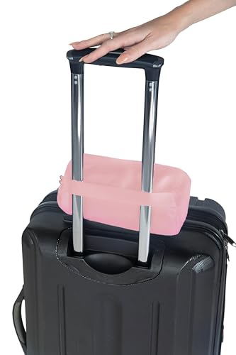 BlueHills Ultra Compact Travel Blanket 2 Pack Large Soft Cozy Portable Blanket Sheet with Carry Case and for Flight Airplane Car Layover Camping Hotel C206-2PK-Pink - color: C206-2pk-pink