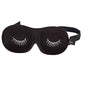 Bucky Ultralight Comfortable Contoured Travel and Sleep Eye Mask, Black Eyelash, One Size (5824) - color: Black Eyelash