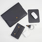 PU Leather Laptop Sleeve Compatible with New 14 inch MacBook Pro A2992 A2918 A2442,Old MacBook Pro Air 13, Surface Laptop 13.5, Thinkpad X1 Carbon 14 Set of 4PCS Color Dark Grey - color: Dark Grey, size: 14Inch Laptop