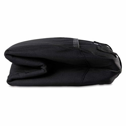 PackIt(R) Freezable Hampton Lunch Bag, Black, Built with EcoFreeze(R) Technology, Collapsible, Reusable, Zip Closure with Front Pocket and Shoulder Straps, Designed for Fresh Office Lunches - color: Black