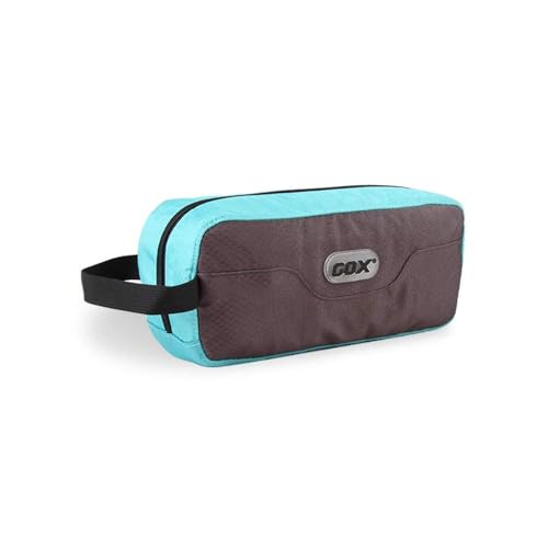 GOX Small Travel Toiletry Bag, Dopp Kit Case For Men, Multifunction Organizer Pouch (Grey/Sky Blue) - color: Grey/Sky Blue