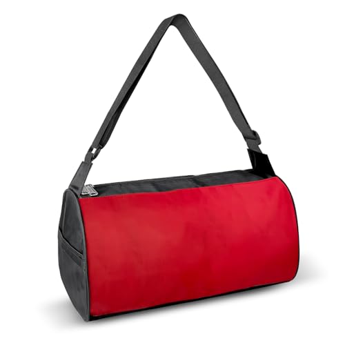 C&F BOGMOST Small Travel Duffel Bag Foldable Waterproof Gym Bag for Gym Beach Swim Bag Men Women Duffle Bags Lightweight Oxford Cloth Sports Bags -Red - color: A-Red-Small, size: 15 INCHES