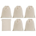 PATIKIL 14"x10" Coin Money Sacks Bag, 6Pcs Bank Deposit Change Transit Cash Bags with Drawstring Currency Gift Sacks Style 1, Beige - color: Beige, size: 14"x10"