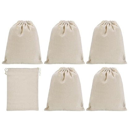 PATIKIL 14"x10" Coin Money Sacks Bag, 6Pcs Bank Deposit Change Transit Cash Bags with Drawstring Currency Gift Sacks Style 1, Beige - color: Beige, size: 14"x10"