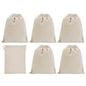PATIKIL 14"x10" Coin Money Sacks Bag, 6Pcs Bank Deposit Change Transit Cash Bags with Drawstring Currency Gift Sacks Style 1, Beige - color: Beige, size: 14"x10"