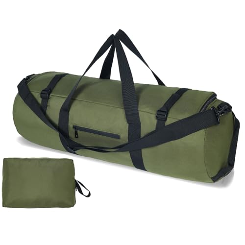 Arxus Duffle Bag for Travel 30L/50L/90L Extra Large Luggage Heavy Duty Duffel Bat Bag for Men Sports - color: Green, size: 30L