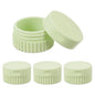 uxcell 4pcs Travel Containers for Toiletries, 0.68oz 20ml Small Silicone Cream Jars Leak-proof Travel Essentials with Lid for Cosmetic Body Skin Cream, Mint Green - color: Mint Green